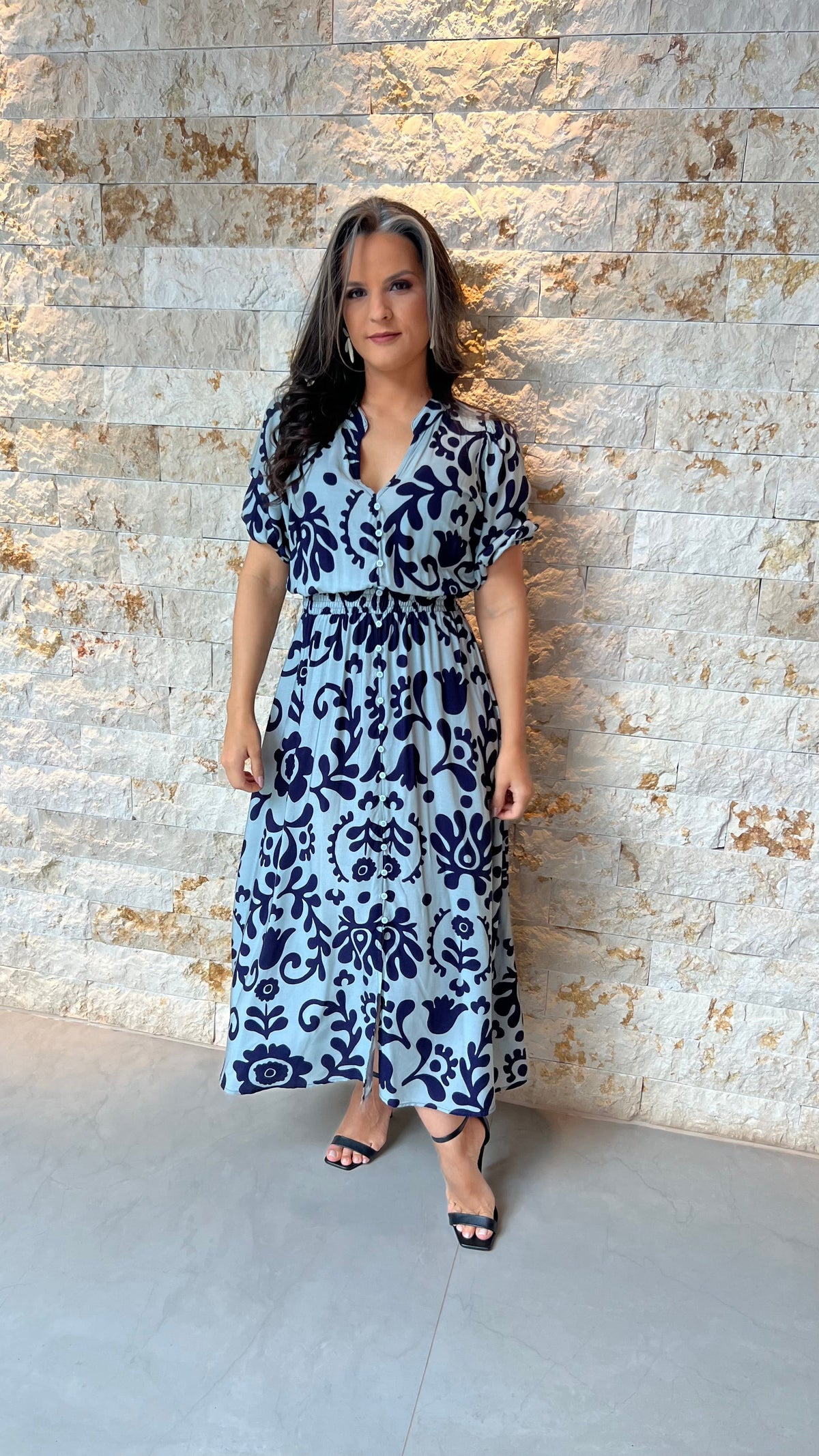 Vestido Midi PIS- Estampado 5762