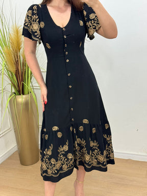 Vestido Aristela Bordado