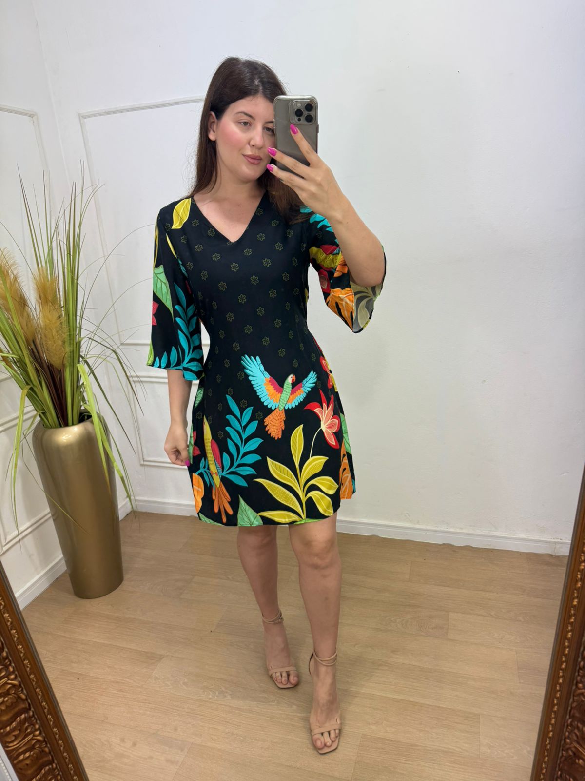 Vestido tropical
