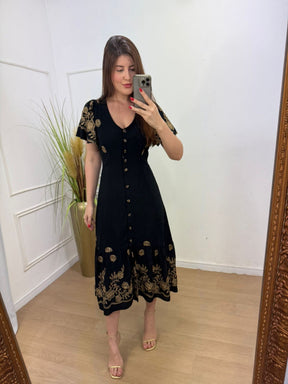 Vestido Aristela Bordado