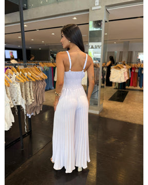 Macacão Plissado Luxo