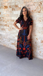 Vestido Longo Mexico ARTE- Estampado 5619