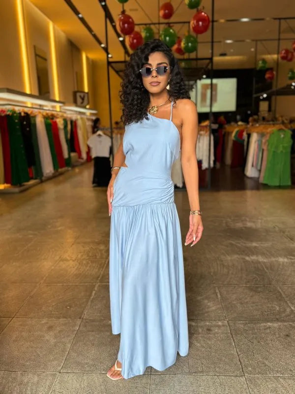 Vestido Longo Luxo Detalhes