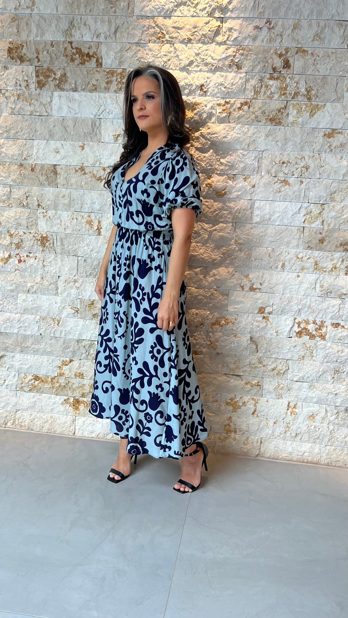 Vestido Midi PIS- Estampado 5762