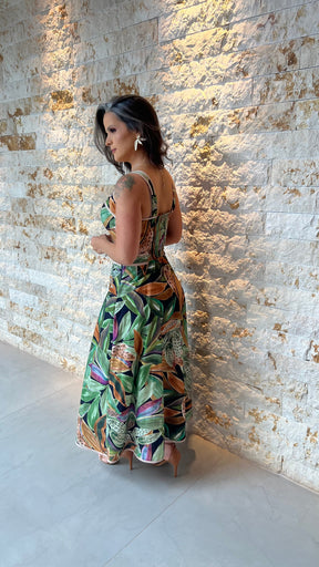 Vestido Midi Conse PIS- Estampado 5951