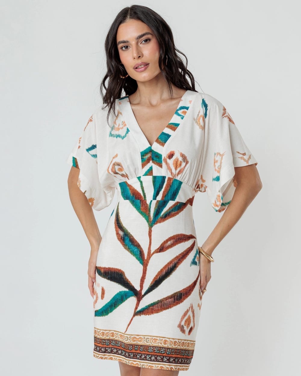 Vestido Curto Pala CHI- Estampado 5883