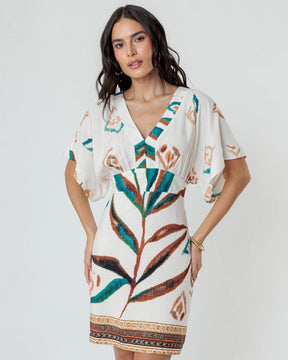 Vestido Curto Pala CHI- Estampado 5883