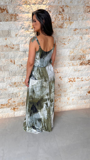 Vestido Longo Natureza ABS - Estampado 5482