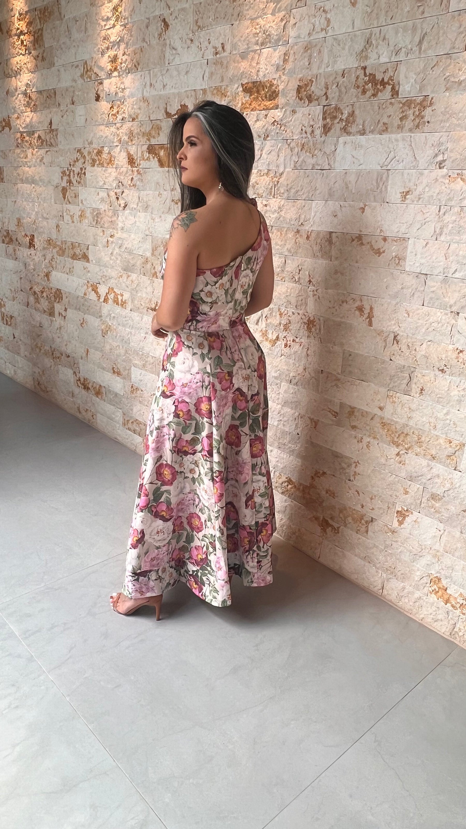 Vestido Midi Floral Limon -  Estampado 5340