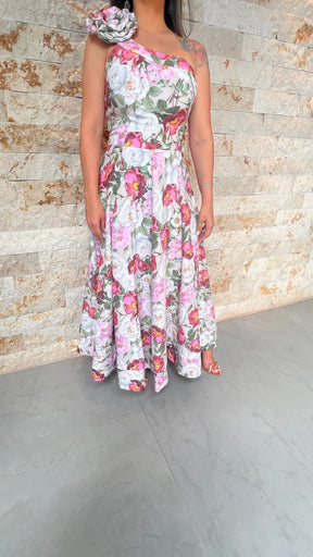 Vestido Midi Floral Limon -  Estampado 5340