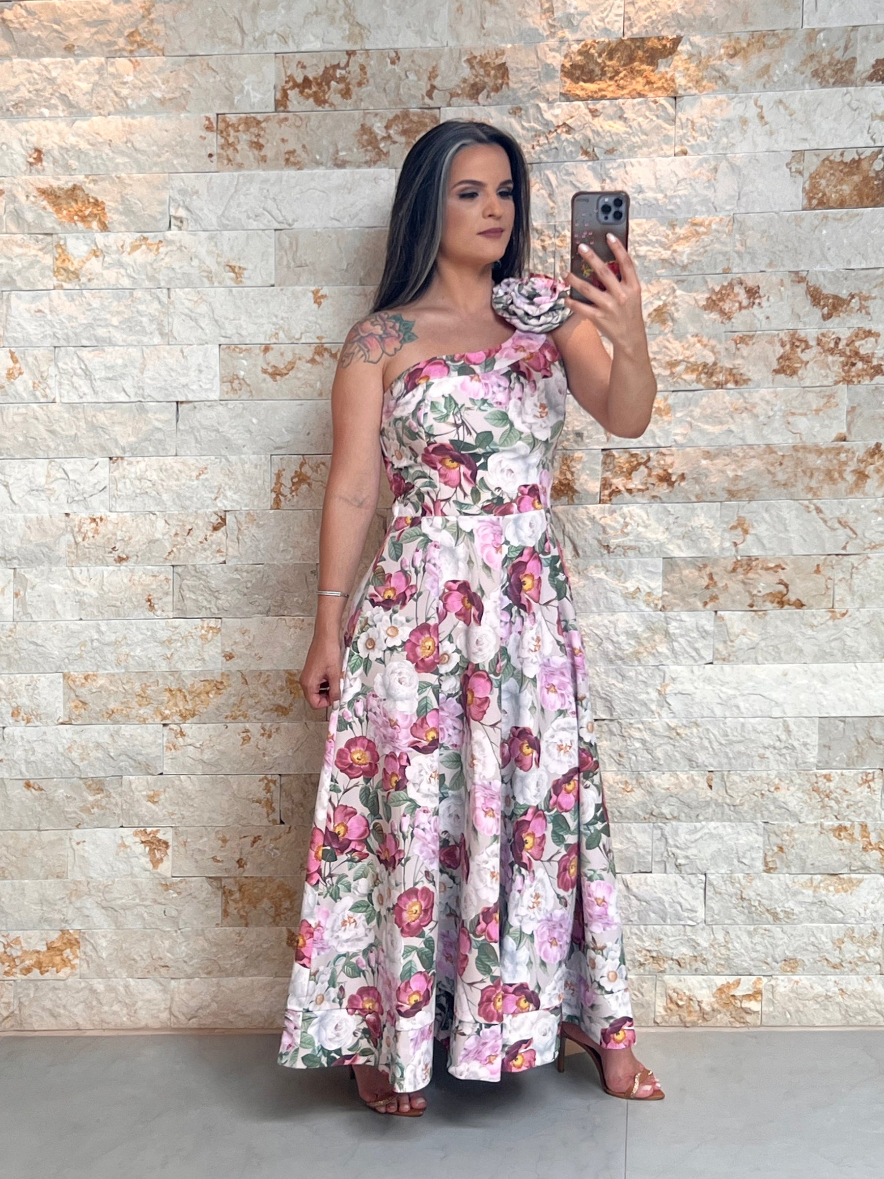Vestido Midi Floral Limon -  Estampado 5340