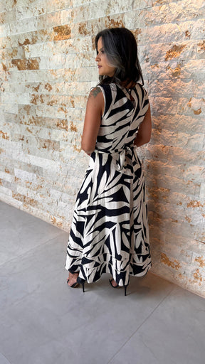 Vestido Midi PB Rodado PIS- Estampado 5552