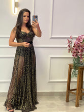 Vestido Longo Hot Pants Chiffon - Preto 3712