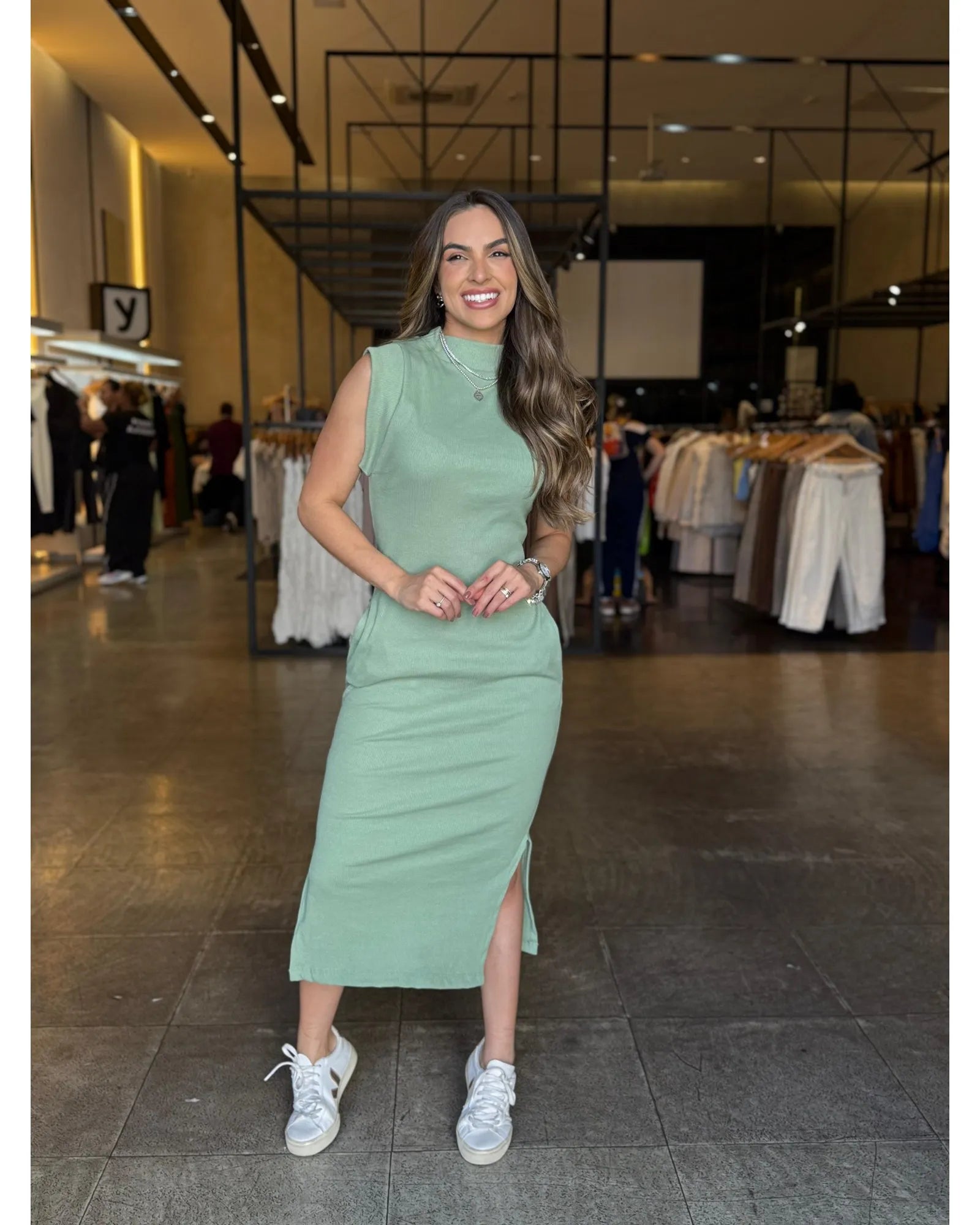 Vestido Canelado Muscle