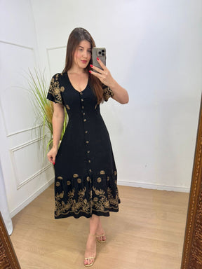 Vestido Aristela Bordado