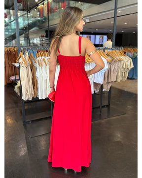 Vestido Longo Zíper Bia