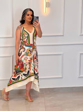 Vestido Midi Pontas YU - Estampado 4897