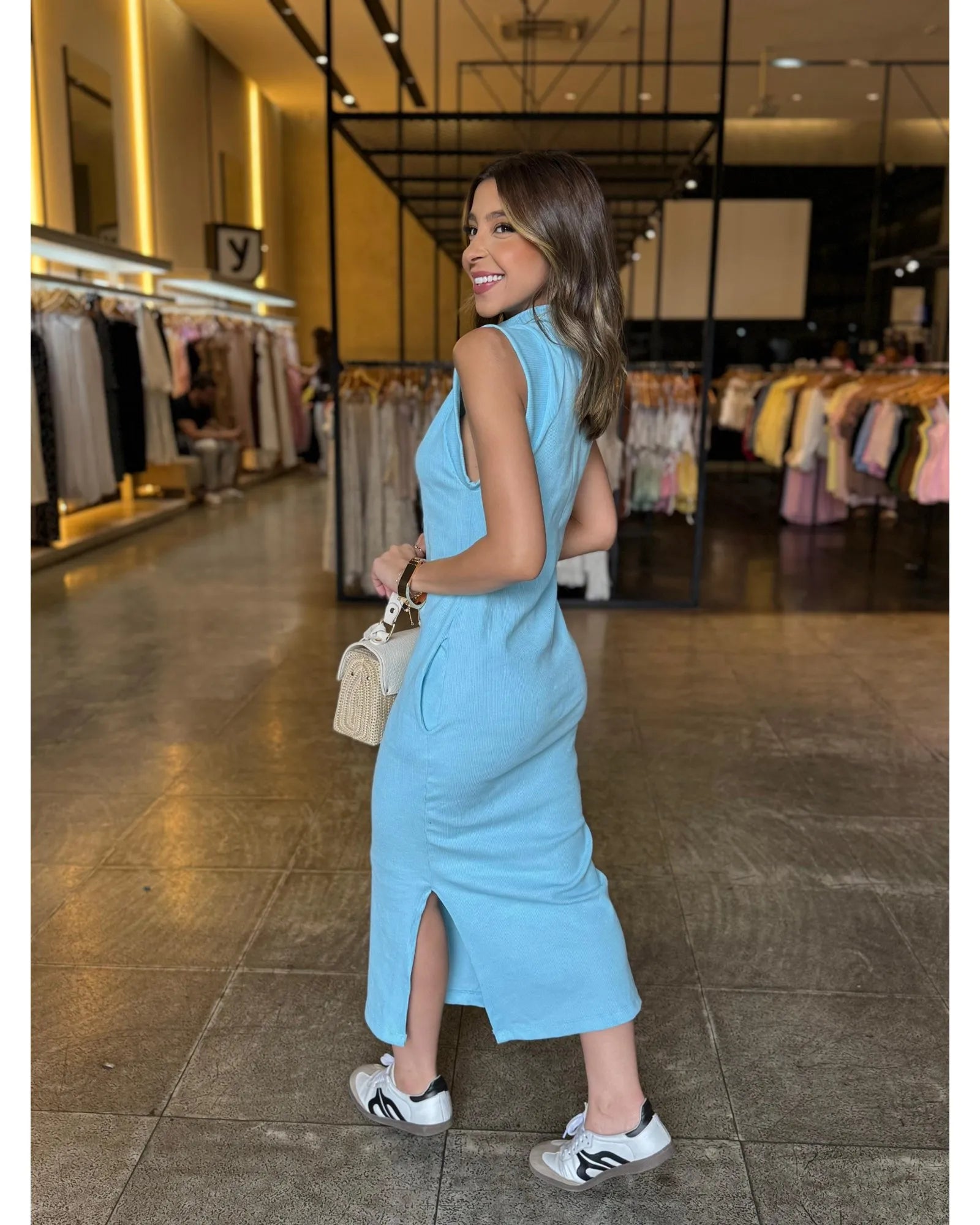 Vestido Canelado Muscle